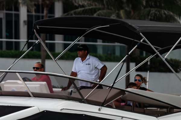 Absolute 56 Yacht- People under the sundeck