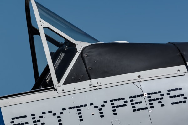 Geico Skytypers Logo On Plane